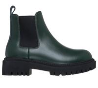 Skechers Women's Modern Rugged - The Voyager Boots in Dark Green, Size 4.5 | Leather/Textile