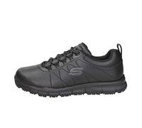 Skechers Women's Nampa Beja Work Shoes, Black Synthetic, 4.5 UK