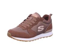 Skechers Women's Og 85 Goldn Gurl Sneaker, Chocolate Suede/Nylon/Rose Gold Trim, 5.5 UK