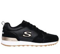 Skechers Women's OG 85 - Goldn Gurl Sneaker in Black, Size 6 | Leather/Textile/Synthetic