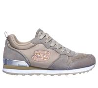 Skechers Women's OG 85 - Goldn Gurl Sneaker in Natural | Leather/Textile/Synthetic