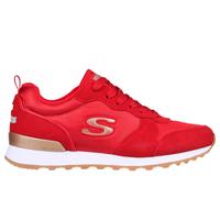 Skechers Women's OG 85 - Goldn Gurl Sneaker in Red, Size 6 | Leather/Textile/Synthetic