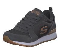 Skechers Women's Og 85 Gold'n Gurl Trainers, Grey Charcoal Suede Nylon Mesh Rose Gold Trim Ccl, 5 UK