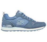 Skechers Women's OG 85 - Step N Fly Sneaker in Slate, Size 4.5 | Leather/Textile/Synthetic