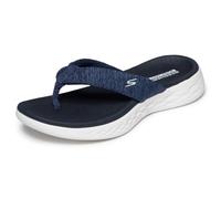 Skechers Women's On-The-go 600-15304 Flip-Flop, Navy and White, 7 UK