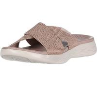Skechers Women's On-The-go 600-16259 Slide Sandal, Rose Gold, 6 UK