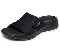 Skechers Women's ON-The-GO 600 Adore Sandal, Black Textile, 4 UK