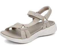 Skechers Women's On-the-go 600 - Brilliancy Sport Sandal, Natural, 9 UK