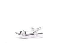 Skechers Women's On-The-Go 600-Brilliancy Sport Sandal, White/Grey, 3 UK
