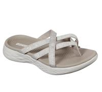 Skechers Women's On-the-go 600 Dainty Sandal, Taupe Textile, 7 UK