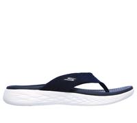 Skechers Women's On-the-go 600 Sunny Flip Flop, Navy Textile, 4 UK