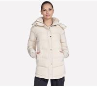 Skechers Women's On-the-GO Cosy Fit Luxe Parka in Natural/Tan, Size XS | Polyester