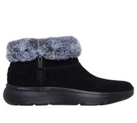 Skechers Women's On-the-GO Encore - Snow-Capped Boots in Black/Gray, Size 4.5 Wide | Leather/Textile