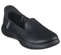 Skechers On The Go F Women's Black Slip Ins Flat Shoes, Size: 5