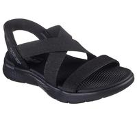 Skechers Go Walk Flex Glimmer Up Slip-Ins Sandals Black Women - 36
