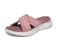 Skechers O-T-G Womens GO Walk Flex Sandal Impressed, Mauve Textile, 2 UK