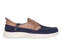Skechers Women's On-The-Go Flex Palmilla Slip-On Sneakers, Navy Textile, 3 UK