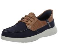 Skechers Women's Slip-On Sneaker ON-The-GO Flex Palmilla Navy Textile Vegan Machine Washable 4.5 UK