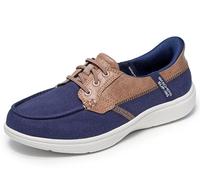 Skechers Women's Slip-On Boat Shoes - On-The-GO Flex Radiant Sandy Canvas Sneakers