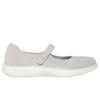 Skechers Women's On-the-GO Flex Radiant - Sweet Pea Shoes in Natural, Size 6 | Textile/Metal, Vegan, Machine Washable