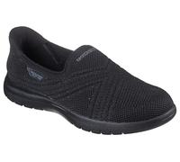 Skechers Women's On-The-go Flex Stretch Fit Hands Free Slip-ins Loafer Flat, Black, 2.5 UK