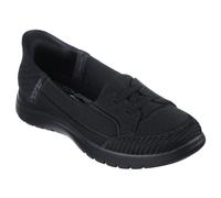 Skechers Women's On-The-Go Flex-Top Notch Hands Free Slip-ins Boat Shoe Black/Black 7