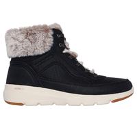 Skechers Women's On-the-GO Glacial Ultra - Mountain Muse Boots in Black, Size 4 | Synthetic/Textile, Vegan