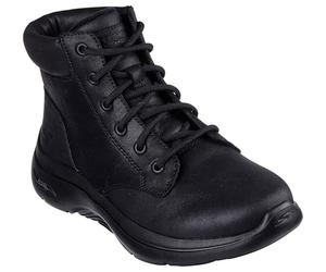 Skechers Women's On-the-go Go Walk Arch Fit 2.0 Mountain View Boots, Black/Black, 5.5