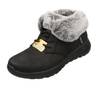 Skechers Women's Slip-ins: On-The-GO Joy - Cosy Charm Boots in Black/Gray, Size 7 | Textile, Vegan