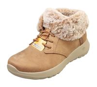 Skechers Women's On-The-Go Joy Cozy Charm Slip-In Trainers, Chestnut Textile, 5 UK