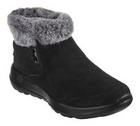Women's Skechers Womens On-The-Go Joy First Glance 144041-BKGY Black/Grey Hook and loop Shoe