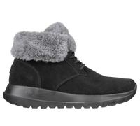 Skechers Women's On-the-GO Joy - Plush Dreams Boots in Black/Gray, Size 6 | Leather/Textile