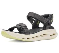 Skechers womens On-the-go Max Cushioning Glide-step Sandals, Black, 9