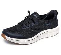 Skechers Women's On-The-go Max Cushioning Lite Aura Hands Free Slip-ins Sneaker, Black/White, 8 UK