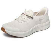 Skechers Women's On-The-go Max Cushioning Lite Aura Hands Free Slip-ins Sneaker, Natural, 4.5 UK