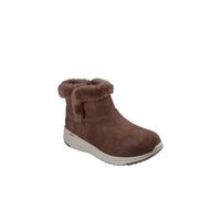(Brown, 8 (Adults')) Skechers On-the-GO Stellar - Cozy Step Leather Women's Chocolate Winter Ankle Boots