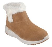 Skechers Women's On the Go Stellar Cozy Step Boots in Brown, Size 7, Suede/Faux Fur/TPR | Charlies