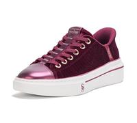 Skechers Women's One-Velvet Snoop Hands Free Slip-ins Sneaker, Burgundy, 6 UK