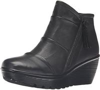 Skechers Women's Parallel-Double Trouble Ankle Bootie, Black, 9.5