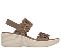Skechers Women's Parallel Lite - Sassy Dayz 2.0 Wedge in Mocha, Size 4 | Textile, Vegan