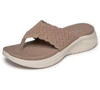Debenhams Ultra Flex 3.0 Sandal Knit Thong Sandal W / Yoga Foam In Mocha mocha