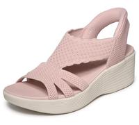 Skechers Women's Parallel Lite Summer Invite Trainers, Pink, 4.5 UK