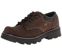 Skechers Women's Parties-Mate Oxford, Chocolate Suede Leather, 7 UK