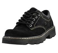 Skechers Women's parties oxfords shoes, Black Suede Leather, 5.5 UK
