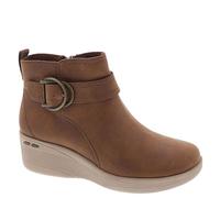 Skechers Women's Pier-lite-Forever Chic Ankle Boot, Chocolate, 6 UK