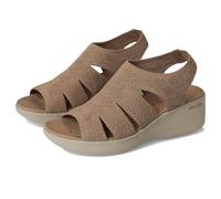 Skechers Women's Pier-Lite Memory Maker Wedge Sandals, mocha, 5 UK