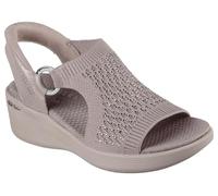 Skechers Women's Pier-Lite Park Path Slip-in Trainers, Taupe, 5 UK