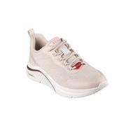 Skechers Women's Arch Fit S-Miles-Sonrisas Platform, Beige, 8 UK