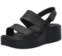 Skechers Women's Foamies Arch Fit Up Beat-Sunrise Wedge Sandal, Black, 6 UK