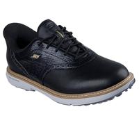 Skechers Women's Prestige Spikeless Slip-in Arch Fit Golf Shoe Sneaker, Black/Gold, 6